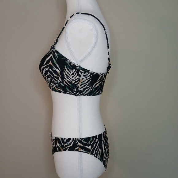 NWOT VENUS Bandeau Top Bikini Multicolour Printed Size 6 - Picture 4 of 11